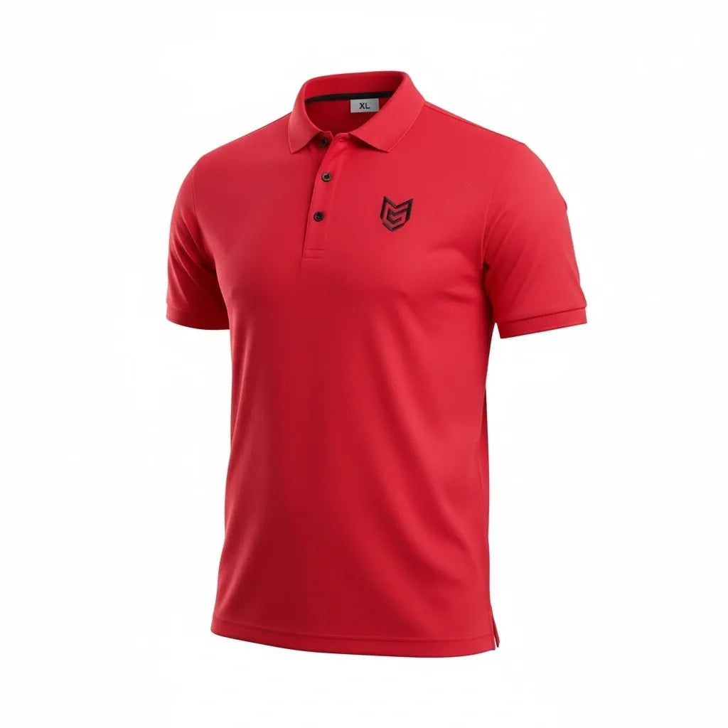 RED MG GOLF POLO
