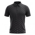 MG Signature Print Polo - Black & White